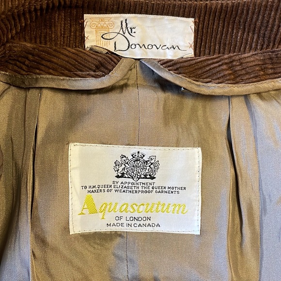 Showstopping long corduroy trench from the 70s - Picture 4 of 6